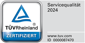 KFZ-Service Hennecke ist von TÜV Rheinland zertifiziert Bild mit Zertifikat von TÜV-Rheinland